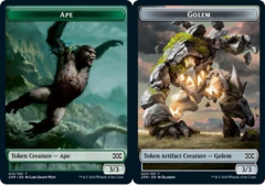 Ape // Golem Double-sided Token - Foil